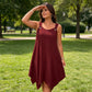 👗 50% OFF NOW! 💃 Women's Sleeveless Dress with Asymmetrical Hem – Chic & Flowy ✨