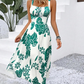 👗 50% OFF NOW! 🌺 Floral Spaghetti Strap Dress – Smocked Back, A-Line & Lightweight – Effortless Summer Style 🌼