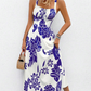 👗 50% OFF NOW! 🌺 Floral Spaghetti Strap Dress – Smocked Back, A-Line & Lightweight – Effortless Summer Style 🌼