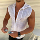 🏋️‍♂️ 50% OFF NOW! ☀️ Men's Summer Sleeveless Zip-Up Hoodie Top – Breathable & Lightweight 💪