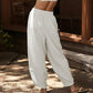 👖 50% OFF NOW! ✨ Women's Casual Elastic Waist Wide Leg Pants – Comfort Fit & Side Pockets 🌸