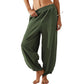 👖 50% OFF NOW! ✨ Women's Casual Elastic Waist Wide Leg Pants – Comfort Fit & Side Pockets 🌸