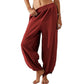 👖 50% OFF NOW! ✨ Women's Casual Elastic Waist Wide Leg Pants – Comfort Fit & Side Pockets 🌸