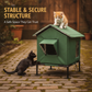 🎉 2026 Sale — Over 9,000 Sold! 🐈 Rain, cold, wind — this outdoor cat house handles it all. Waterproof Oxford, thermal aluminum lining, elevated frame. A warm, dry shelter strays and outdoor cats actually want to use. 🏠