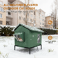 🎉 2026 Sale — Over 9,000 Sold! 🐈 Rain, cold, wind — this outdoor cat house handles it all. Waterproof Oxford, thermal aluminum lining, elevated frame. A warm, dry shelter strays and outdoor cats actually want to use. 🏠