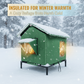 🎉 2026 Sale — Over 9,000 Sold! 🐈 Rain, cold, wind — this outdoor cat house handles it all. Waterproof Oxford, thermal aluminum lining, elevated frame. A warm, dry shelter strays and outdoor cats actually want to use. 🏠