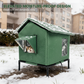 🎉 2026 Sale — Over 9,000 Sold! 🐈 Rain, cold, wind — this outdoor cat house handles it all. Waterproof Oxford, thermal aluminum lining, elevated frame. A warm, dry shelter strays and outdoor cats actually want to use. 🏠