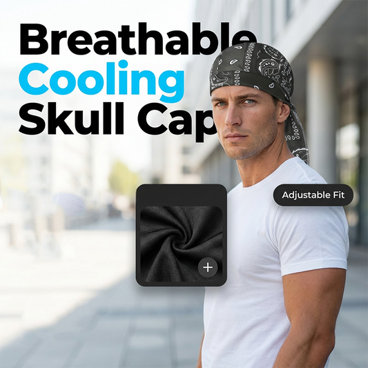 🧢 50% OFF NOW! 💨 Unisex Breathable Skull Cap with Adjustable Ties – Cooling Fabric, Snug Fit & Perfect Helmet Companion – Stay Dry & Focused 🏍️