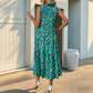 🎨 50% OFF NOW! 💃 Abstract Print Tiered Midi Dress – Flowy, Boho Chic & Breathable – Perfect for Summer Vacations ✨