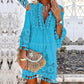 👗 50% OFF NOW!🌸 Women's Loose Cotton Linen Embroidered Dress – Breathable & UV Protection – Summer Essential ☀️
