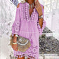 👗 50% OFF NOW!🌸 Women's Loose Cotton Linen Embroidered Dress – Breathable & UV Protection – Summer Essential ☀️