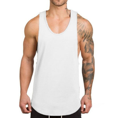 💪 50% OFF NOW! 🔥 Men's Muscle Fitness Stringer Tank Top – Deep-Cut, Stretch Fabric & V-Neck – Perfect for Gym & Summer Workouts ✨