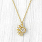 🌞 50% OFF NOW! 🌙 Sun & Moon Pendant Necklace Set – Interlocking, Rhinestone & Two-Tone – Perfect for Couples & Best Friends 💖