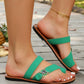 👡 50% OFF NOW! 🌸 Women's Clip-Toe Flat Sandals – Non-Slip, Flower Detail & Comfy Sole – Perfect for Summer Walks ✨