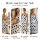 👗 50% OFF NOW! 🌸 Polka Dot Strapless Dress – Flowy Summer Must-Have & Chic Flirty Style – Lightweight & Perfect for Beach Vacations 🏖️