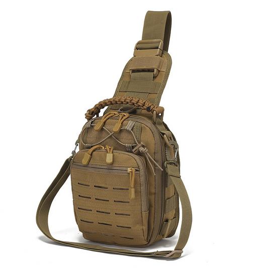 🎒 50% OFF NOW! 💪 Tactical Sling Bag – 800D Waterproof & Compact – Multi-Pocket & Adjustable Strap 🌲