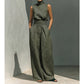 ⏳ LIMITED TIME 50% OFF! 👚 Top & Wide-Leg Pant 2-Piece Set – Sleeveless Mock Neck & Flowy Wide-Leg Silhouette 👖