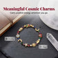 💫 50% OFF NOW! 🌙 Celestial Charm Bracelet – Sun, Moon & Stars – Multi-Color Crystals & Mystical Design 🌟