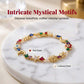 💫 50% OFF NOW! 🌙 Celestial Charm Bracelet – Sun, Moon & Stars – Multi-Color Crystals & Mystical Design 🌟