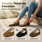 🩰 50% OFF NOW! 🌿 Comfortable PU Ballet Flats – Suede-Look, Adjustable Strap & Square Toe – All-Day Comfort 🌸