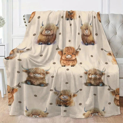 🎉 2026 Sale — Over 30,000 Sold! 🔥 Ultra-Soft Printed Flannel Throw Blanket – Cloud-Like Coziness, No Shedding – Perfect for Couch & Travel! ✨