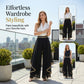 👖 50% OFF NOW! ✨ Women's Wide-Leg Pants – Flowy & Elegant with Gold Trim – Versatile & Chic 💃