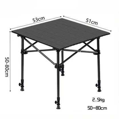 🎉New arrival 50% OFF!🏕️Carbon Steel Folding Camping Table｜Quick Setup Portable Outdoor Picnic Table ✨