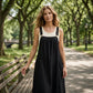 👗 50% OFF NOW! 🌿 Loose Midi Overall Dress – Relaxed Fit, Breathable & Side Pockets – Everyday Casual ✨
