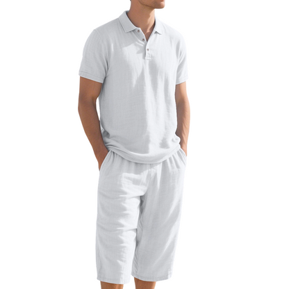 👕 50% OFF NOW! 🌿 Men's Linen Shirt & Casual Pants Set – Breathable, Relaxed Fit & Versatile – Summer Essential ☀️