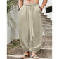 👖 50% OFF NOW! 🌿 Men's Casual Harem Pants with Elastic Ankles – Relaxed Fit & Adjustable Waist – Breathable Cotton Blend & Tapered Silhouette 🧘‍♂️