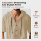 🌴 50% OFF NOW! 👕 Men's Cotton Linen Hooded Shirt & Pants Set – Breathable, Skin-Friendly & Perfect for Tropical Vacations 🏖️
