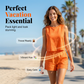 👚 50% OFF NOW! 🌿 Women's Solid-Color Casual Set – Sleeveless Top & Wide-Leg Shorts – Breathable & Relaxed Fit for Summer 🏖️