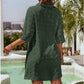 👗 50% OFF NOW! ✨ Women's Oversized Chiffon Shirt – Jacquard & Side Slit – Half Zip & Longline Cut – Premium Lightweight Fabric 🌿