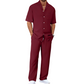 👔 50% OFF NOW! ✨ Men's Short Sleeve Set – Shirt & Pants, Camp Collar & Relaxed Fit – Breathable Polyester & Solid Colors 🌴