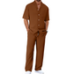 👔 50% OFF NOW! ✨ Men's Short Sleeve Set – Shirt & Pants, Camp Collar & Relaxed Fit – Breathable Polyester & Solid Colors 🌴
