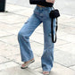 👖 50% OFF NOW! ✨ Women's Wide-Leg Cargo Jeans – High Waist & Multi-Pocket – Stretch Denim & Streetwear Style 🚶‍♀️