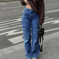 👖 50% OFF NOW! ✨ Women's Wide-Leg Cargo Jeans – High Waist & Multi-Pocket – Stretch Denim & Streetwear Style 🚶‍♀️