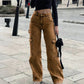 👖 50% OFF NOW! ✨ Women's Wide-Leg Cargo Jeans – High Waist & Multi-Pocket – Stretch Denim & Streetwear Style 🚶‍♀️