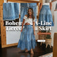👗 50% OFF NOW! 👖 Denim Maxi Skirt – High Waist & Tiered A-Line – Button Front & Vintage Charm 🌾