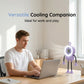 🤖 50% OFF NOW! 💨 Flexible Robot Desk Fan with LED Light – Bendable Limbs, Digital Display & Type-C Charging – Cute Cooling Companion 🔋