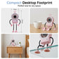 🤖 50% OFF NOW! 💨 Flexible Robot Desk Fan with LED Light – Bendable Limbs, Digital Display & Type-C Charging – Cute Cooling Companion 🔋