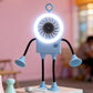 🤖 50% OFF NOW! 💨 Flexible Robot Desk Fan with LED Light – Bendable Limbs, Digital Display & Type-C Charging – Cute Cooling Companion 🔋
