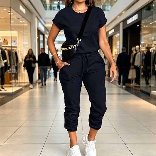 👚 50% OFF NOW!✨ Women's Tracksuit – Soft & Breathable – Drawstring & Pockets – Casual 2-Piece Set 🏃‍♀️