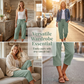 👖 50% OFF NOW!🌿 Women's Pleated Cropped Pants – Linen-Cotton Wide-Leg & Breathable – Summer Casual Essential 🍃