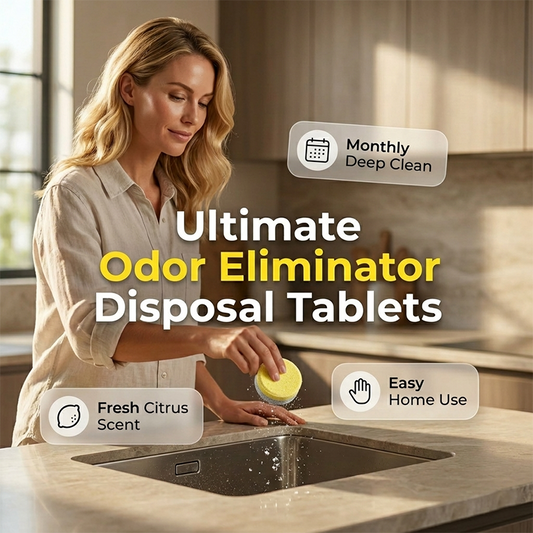 🔥Last Day Sale 50% OFF⏰🚰🧽🧼Garbage Disposal Cleaner and Deodorizer Tablets