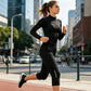 👖 50% OFF NOW!💨 Women's Quick-Dry Stretchy Capri Pants – Breathable & Zipper Pocket – Active Travel Yoga Pants 🏃‍♀️
