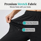👖 50% OFF NOW!💨 Women's Quick-Dry Stretchy Capri Pants – Breathable & Zipper Pocket – Active Travel Yoga Pants 🏃‍♀️