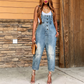 👖 50% OFF NOW! 👗 Women's Denim Overalls – Button-Front & Tapered Fit – Adjustable Straps & Soft Cotton – Functional Pockets & Versatile Style 👟