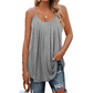 👗 50% OFF NOW! 🌿 Breezy Pleated Summer Camisole – Soft Breathable Fabric & Loose Fit – Elegant Design & Versatile Style – Perfect for Casual Outings ☀️