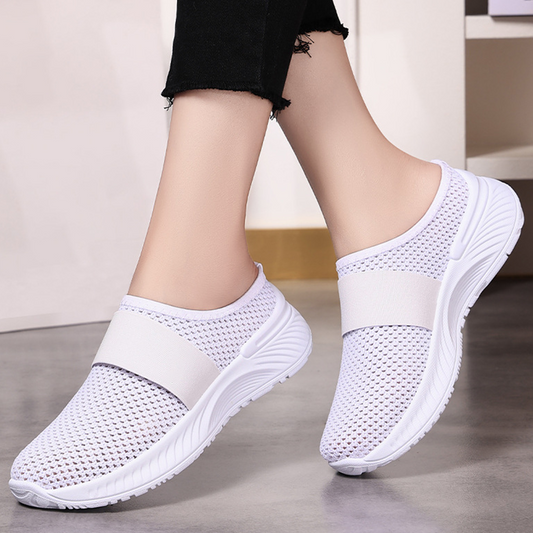 👟 50% OFF NOW!☁️ Women's Cloud Comfort Slip-Ons – Breathable Mesh & Anti-Slip Sole – Lightweight Walking Shoes – Effortless Casual Sneakers 🚶‍♀️